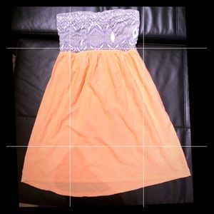 Roxy strapless summer dress